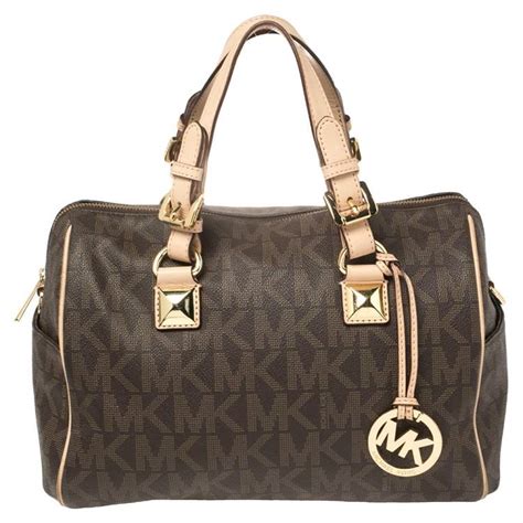 michael kors grayson satchel silver|Michael Kors grayson satchel discontinued.